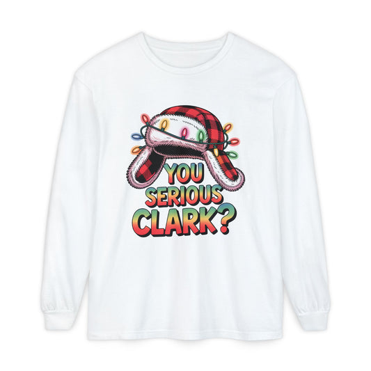 You Serious Clark? Christmas Hat Long Sleeve Tee