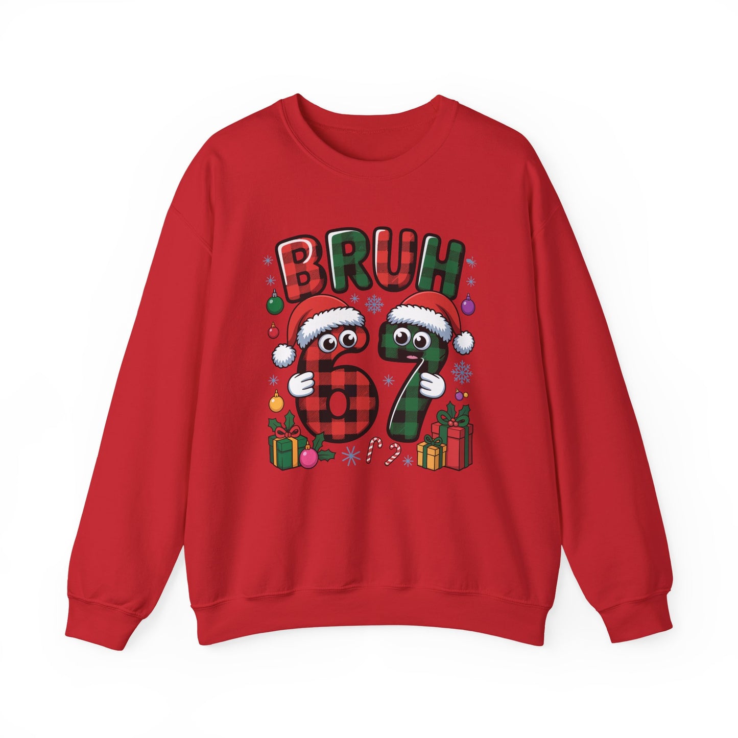 Holiday 'Bruh 67' Christmas Sweatshirt