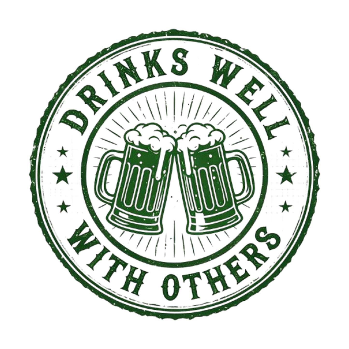 Drinks Well With Others — Funny Beer St. Patrick’s Day Tee