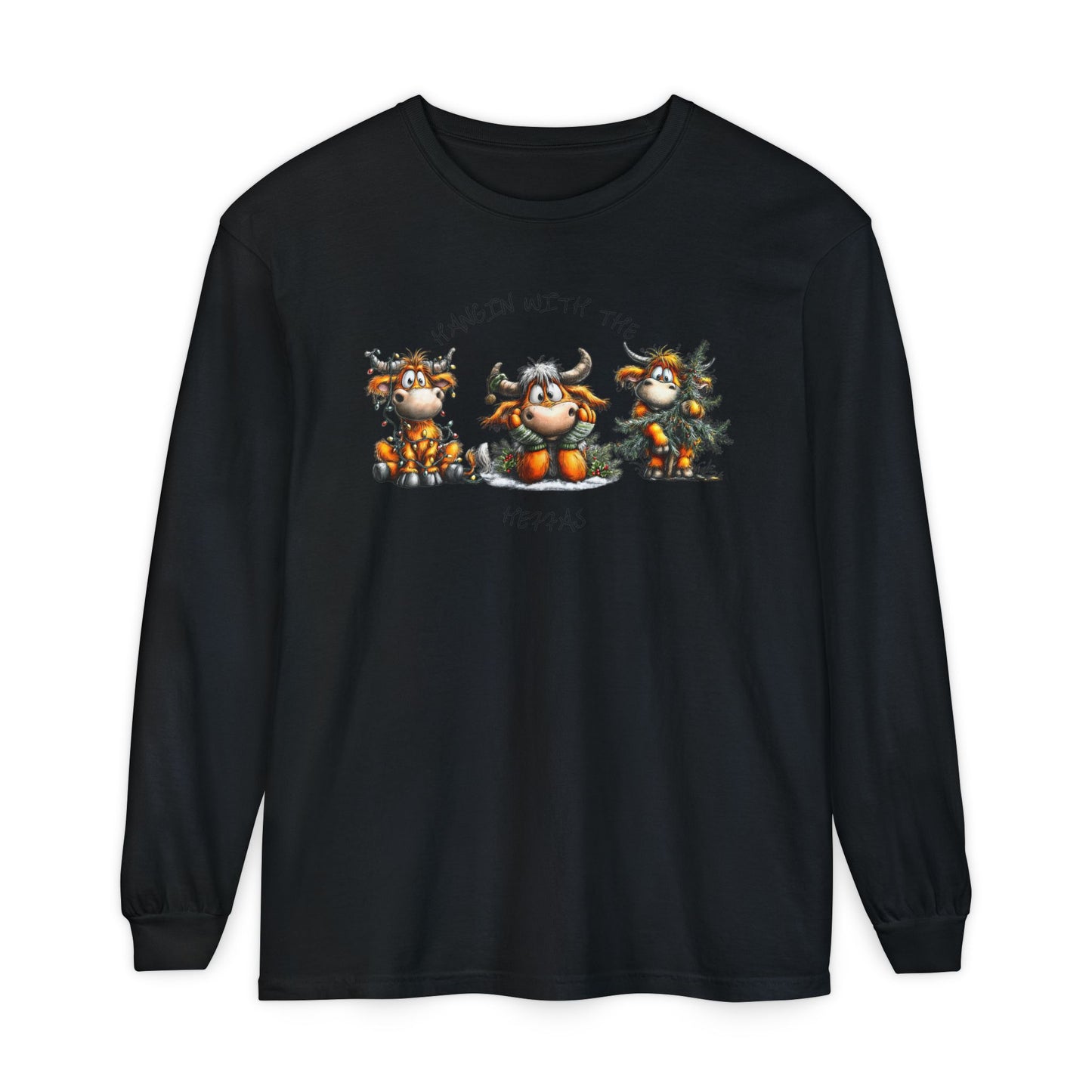 Unisex Garment-dyed Long Sleeve T-Shirt