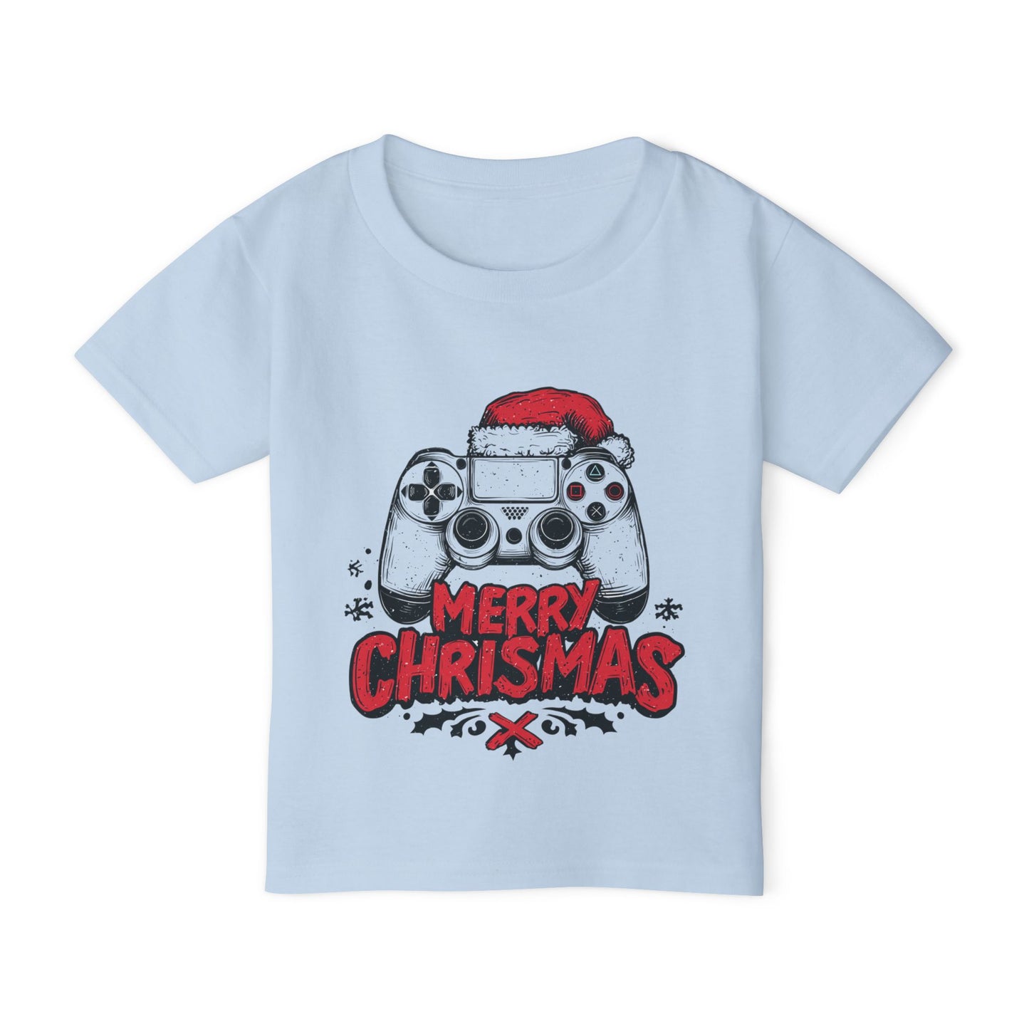Toddler T-Shirt — Merry Christmas Gamer Controller Holiday Tee