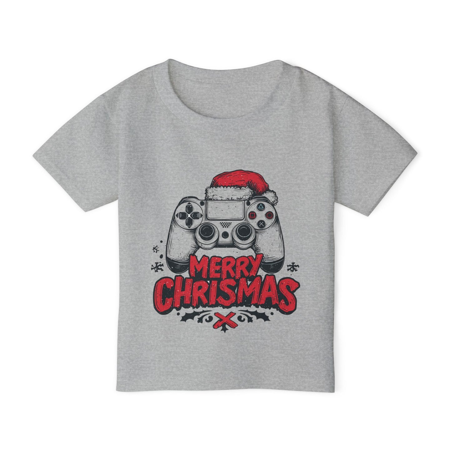 Toddler T-Shirt — Merry Christmas Gamer Controller Holiday Tee