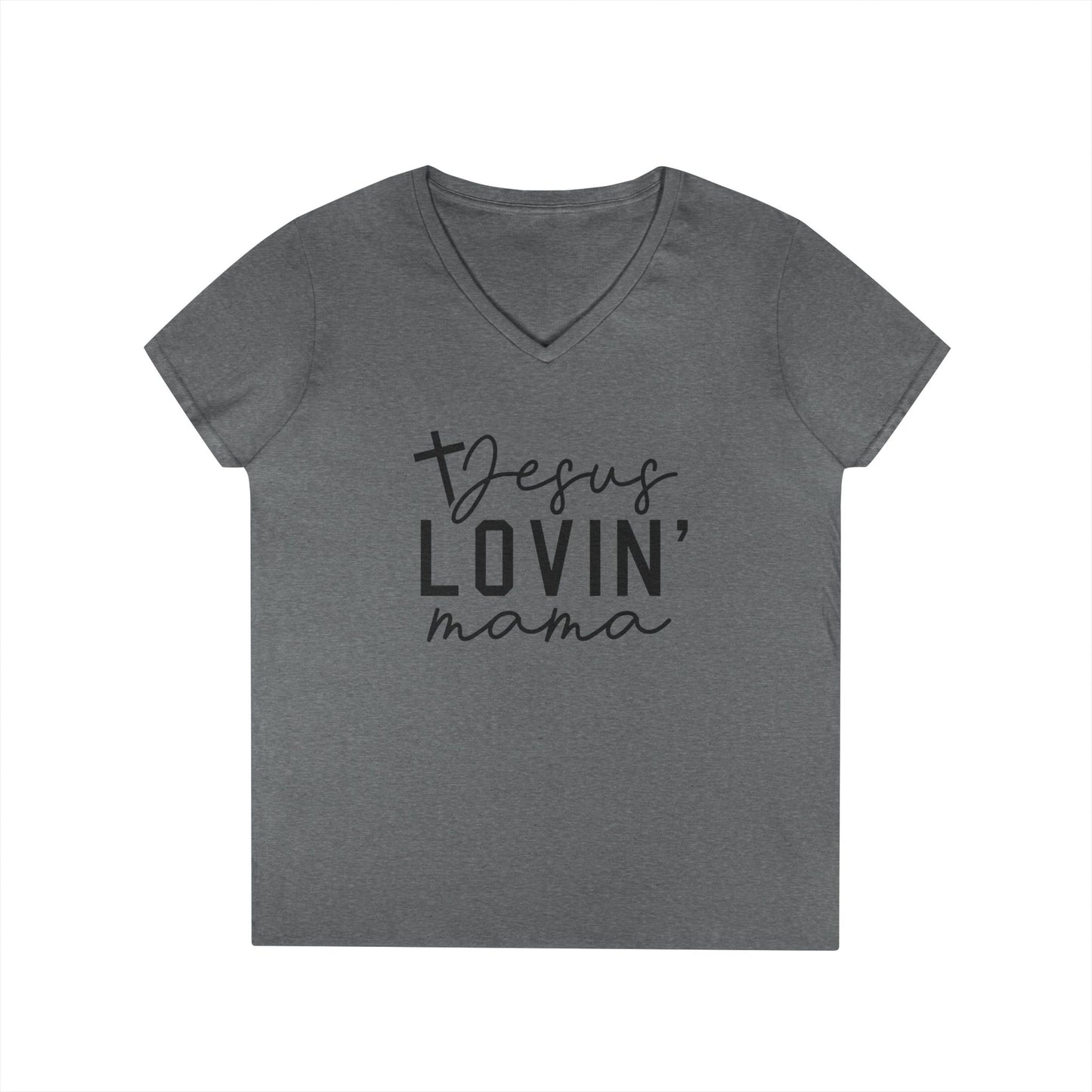 Jesus Lovin' Mama V-Neck Tee