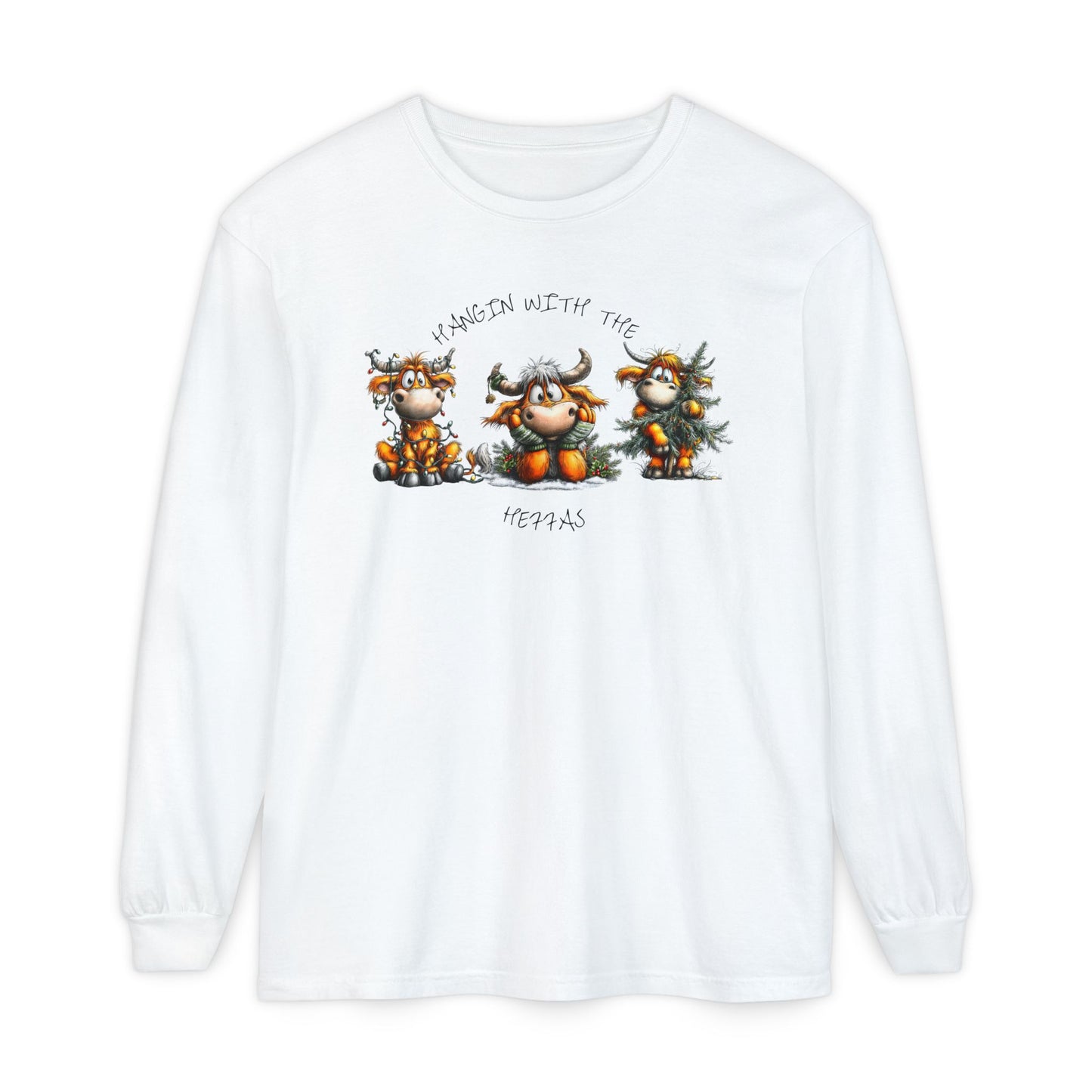 Unisex Garment-dyed Long Sleeve T-Shirt