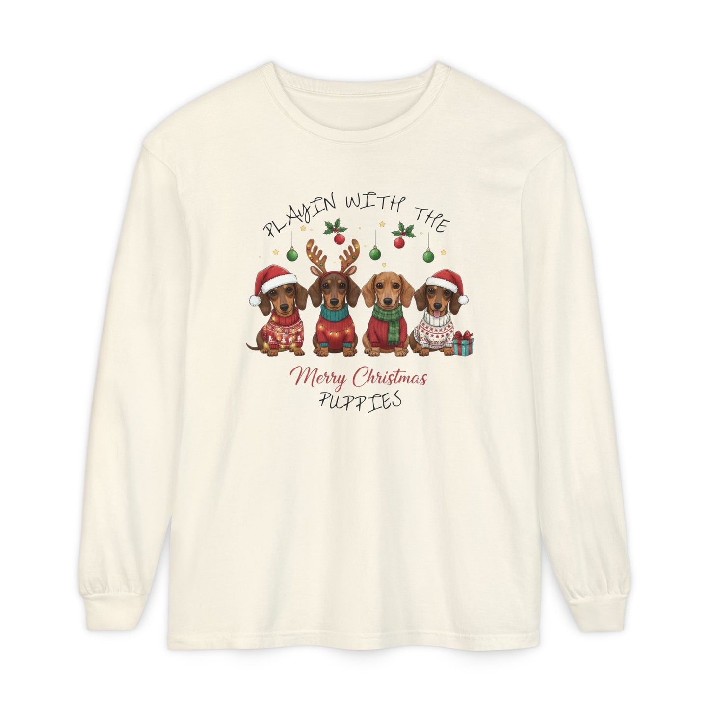 Unisex Garment-dyed Long Sleeve T-Shirt