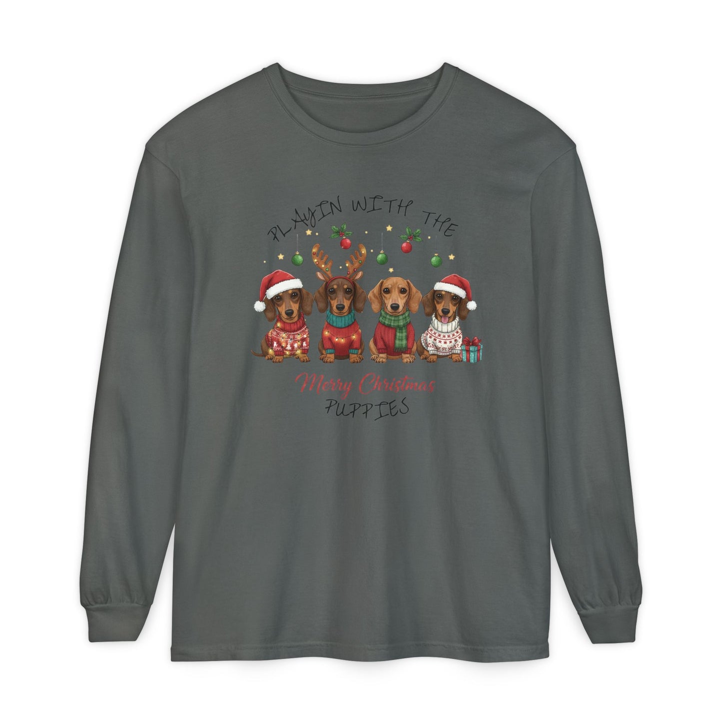 Unisex Garment-dyed Long Sleeve T-Shirt