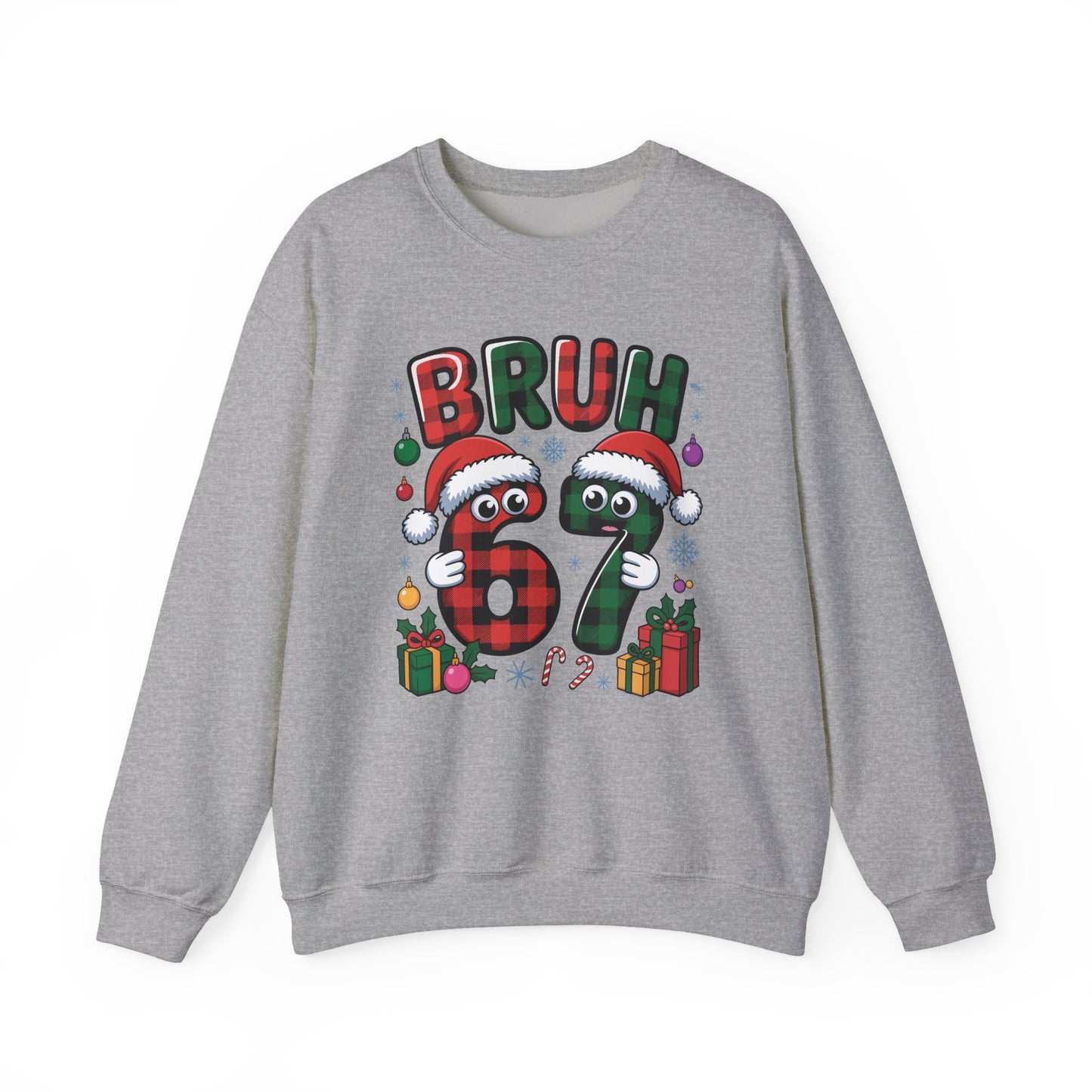 Holiday 'Bruh 67' Christmas Sweatshirt