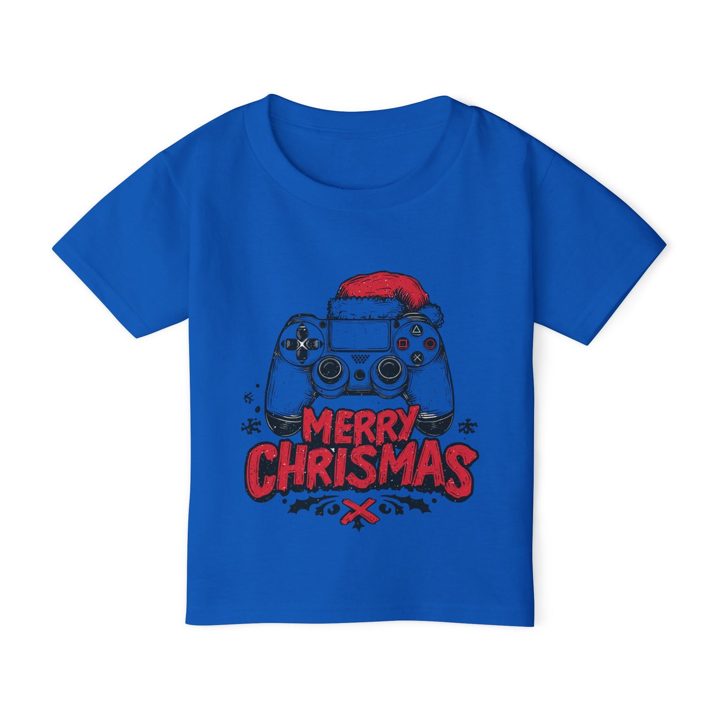 Toddler T-Shirt — Merry Christmas Gamer Controller Holiday Tee