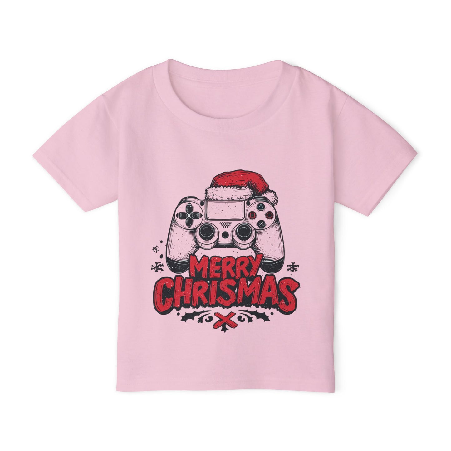 Toddler T-Shirt — Merry Christmas Gamer Controller Holiday Tee