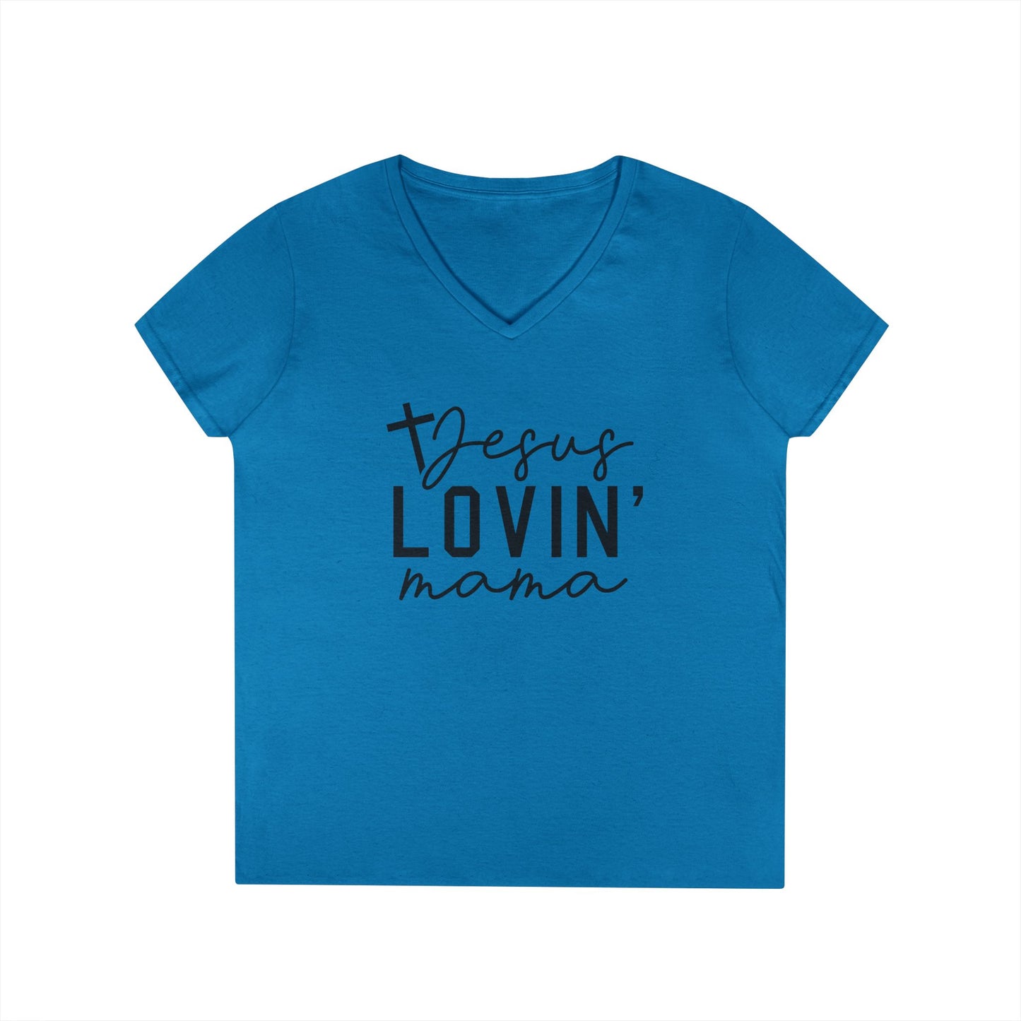 Jesus Lovin' Mama V-Neck Tee