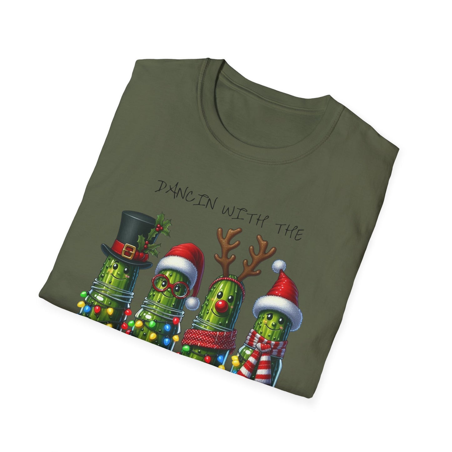Christmas Pickle Family T-Shirt | Festive Pickle Ornaments Tee