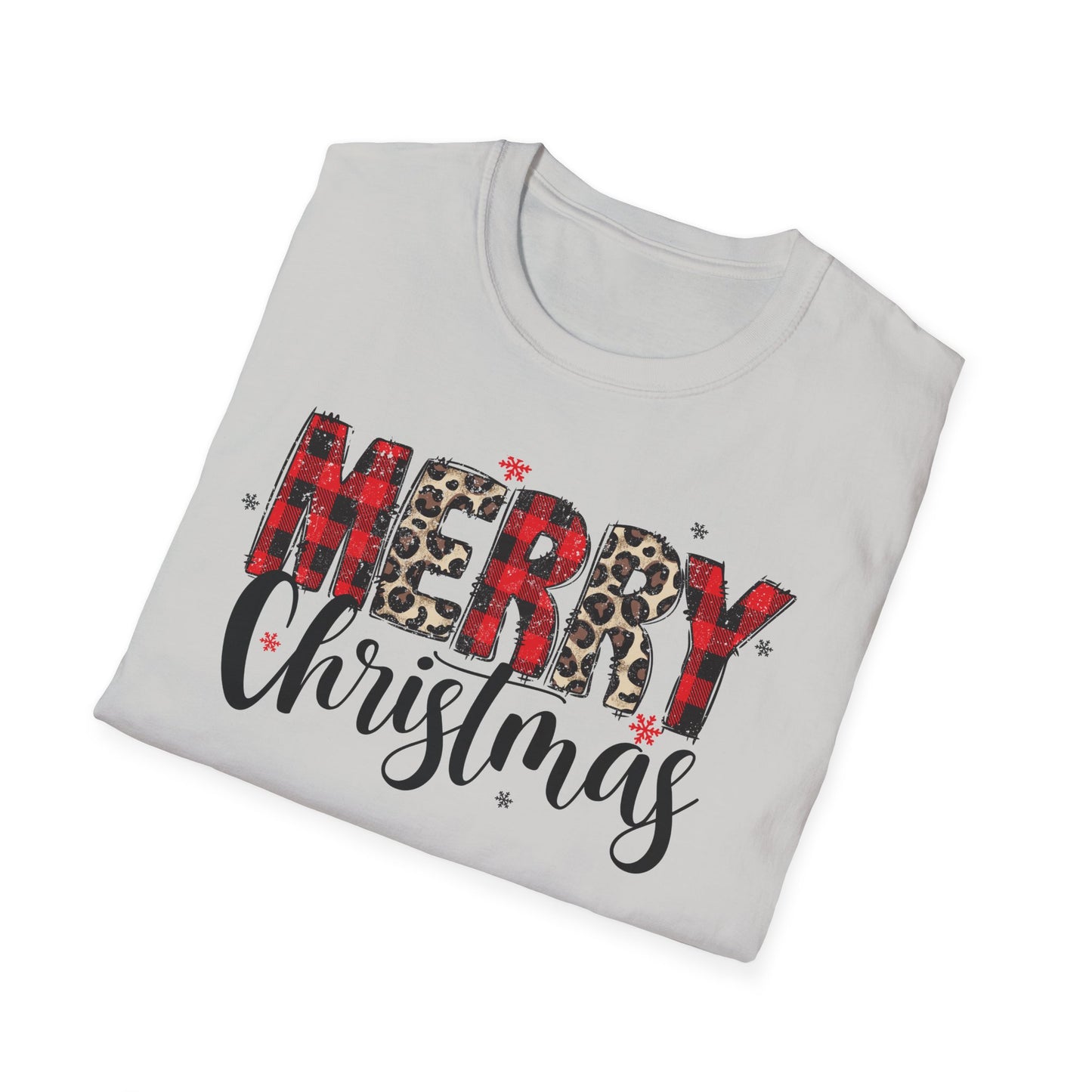 Merry Christmas plaid buffalo check shirt