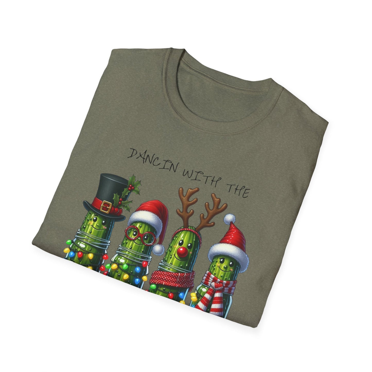 Christmas Pickle Family T-Shirt | Festive Pickle Ornaments Tee