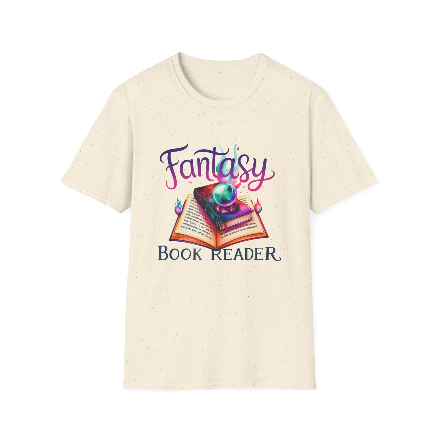 Fantasy Book Reader T‑Shirt — Magical Open Book Design for Book Lovers