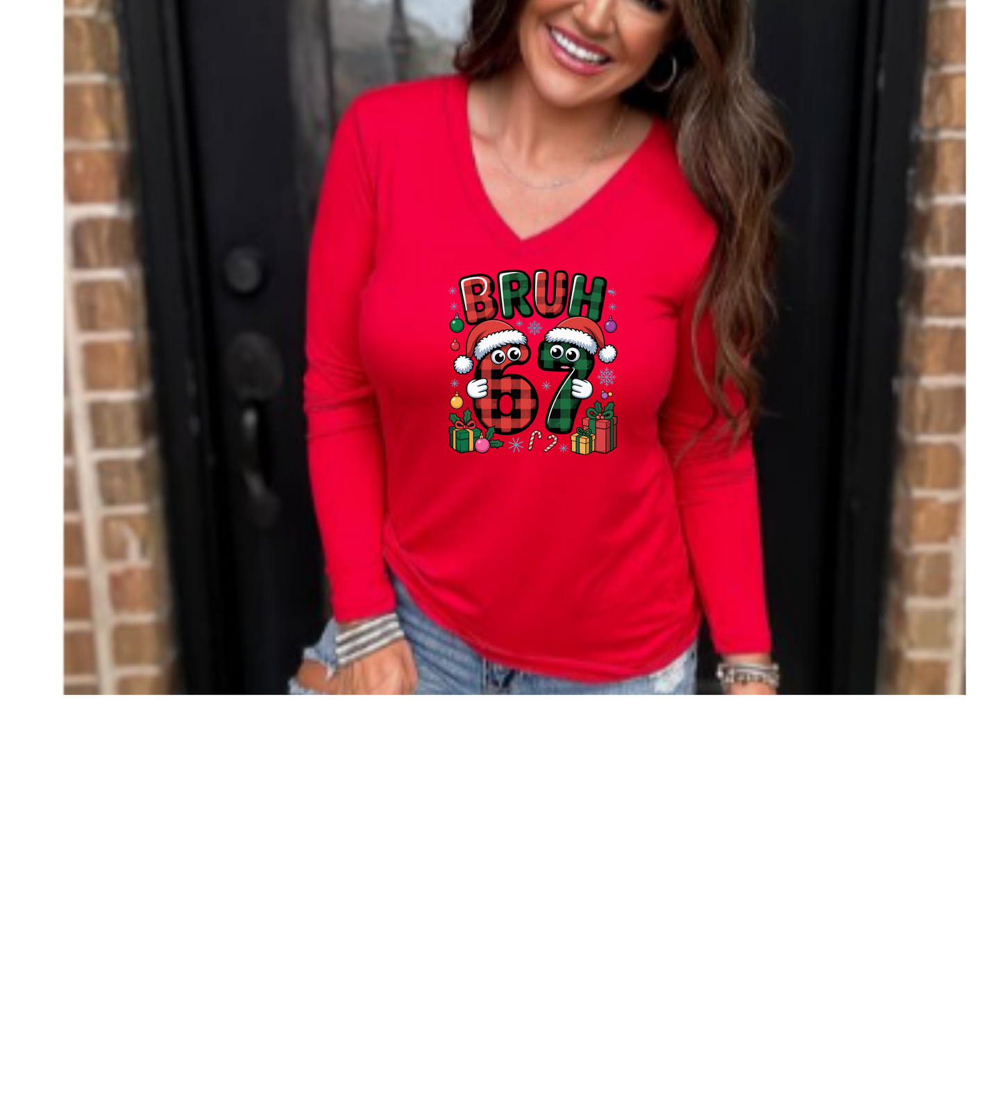 Holiday 'Bruh 67' Christmas Sweatshirt