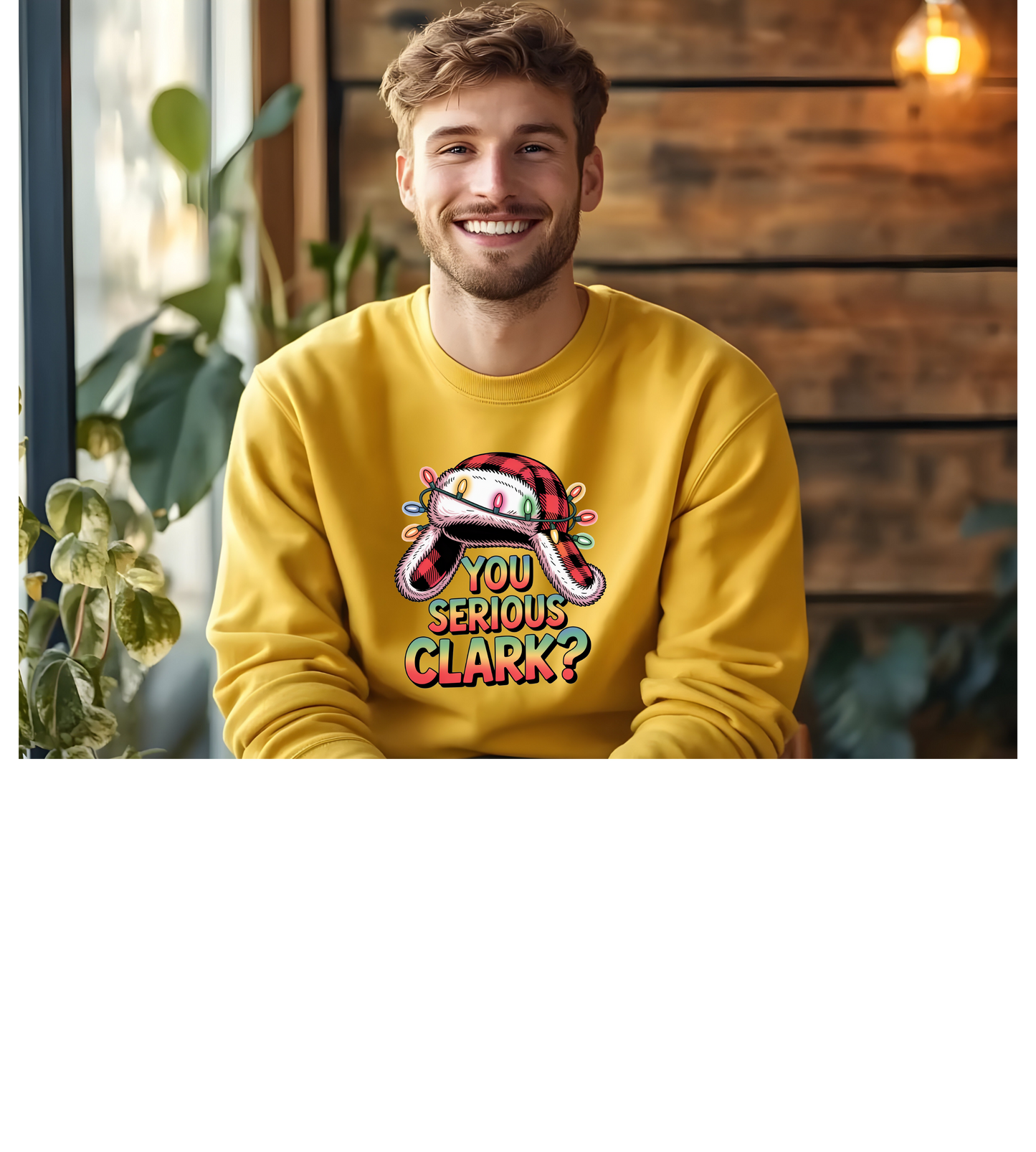 You Serious Clark? Christmas Hat Long Sleeve Tee