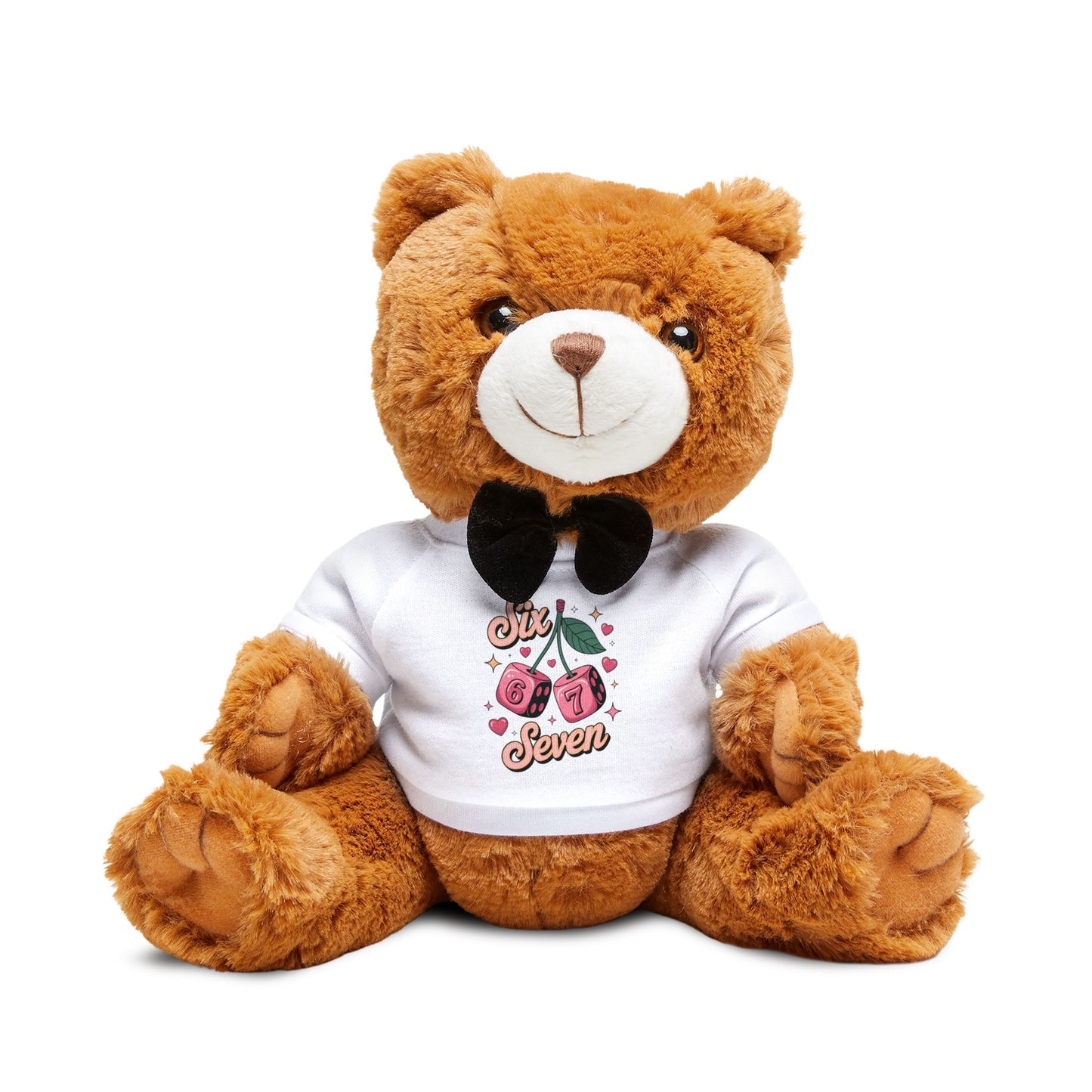 Teddy Bear with 6 7 Valentine shirt