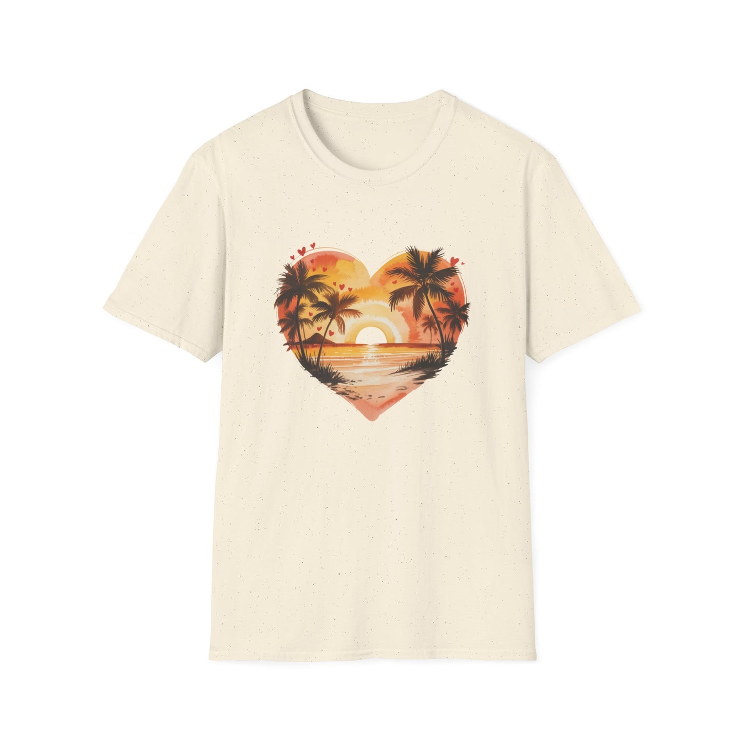 Sunset Palm Heart T-Shirt