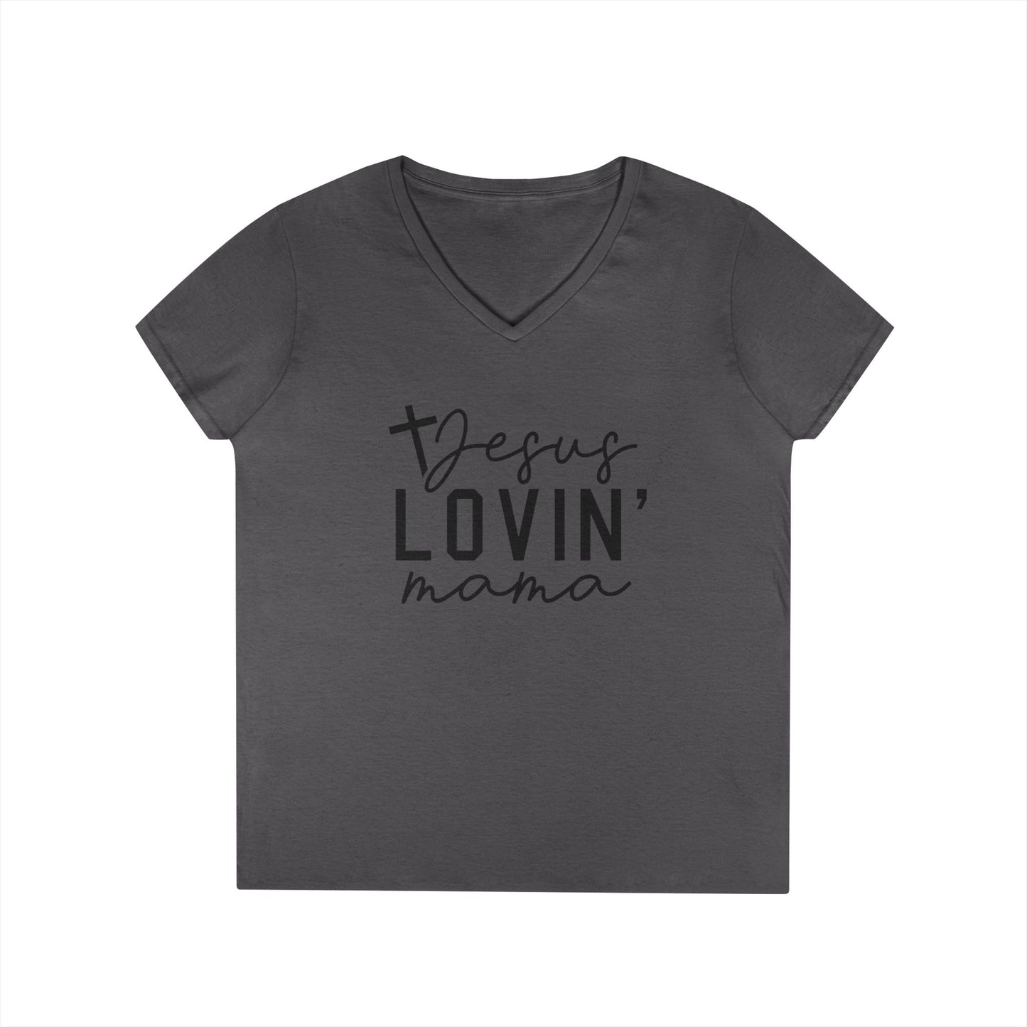 Jesus Lovin' Mama V-Neck Tee