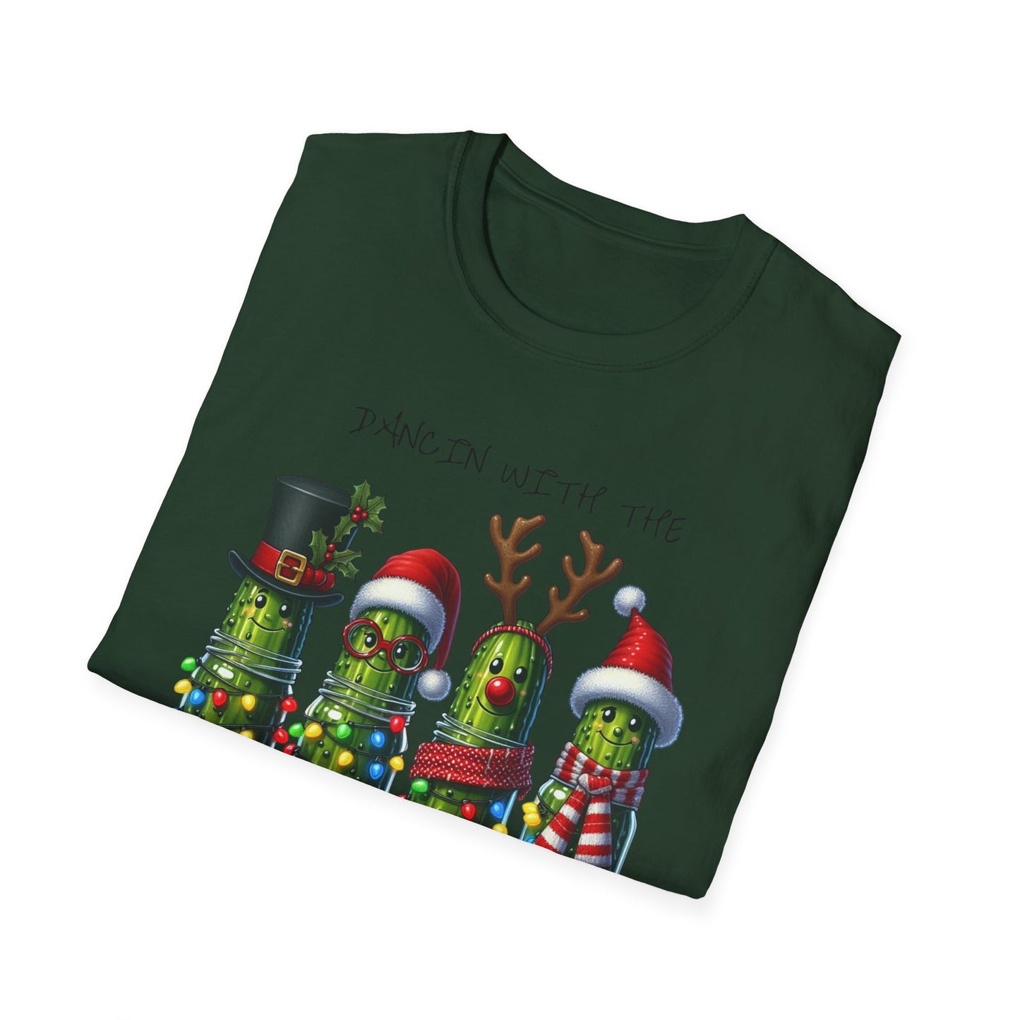 Christmas Pickle Family T-Shirt | Festive Pickle Ornaments Tee