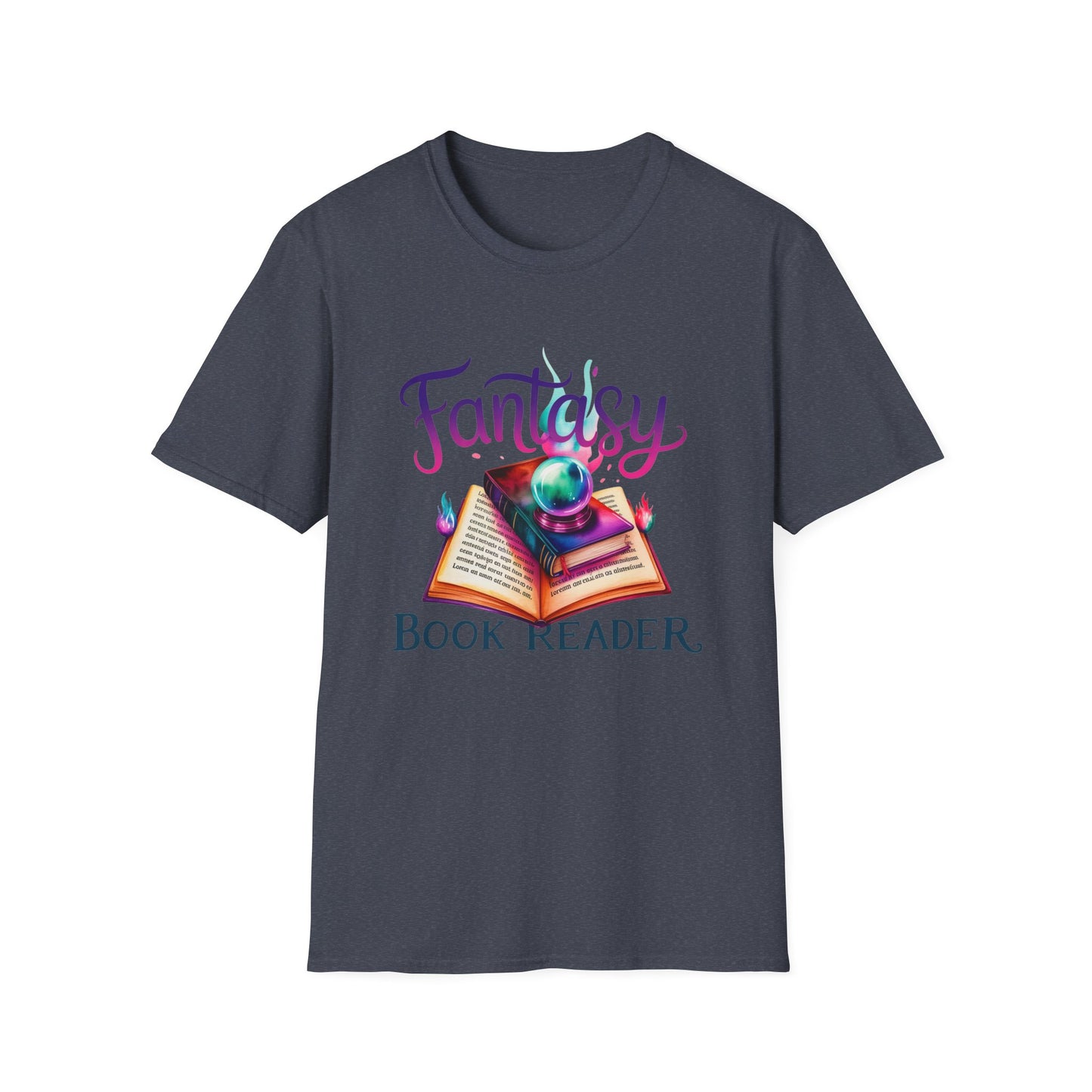 Fantasy Book Reader T‑Shirt — Magical Open Book Design for Book Lovers