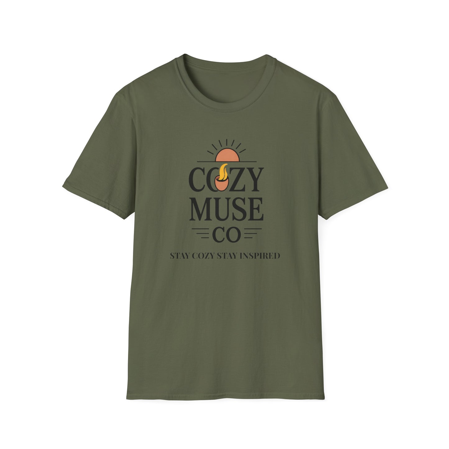 Cozy Muse Co. Graphic T-Shirt — "Stay Cozy, Stay Inspired"