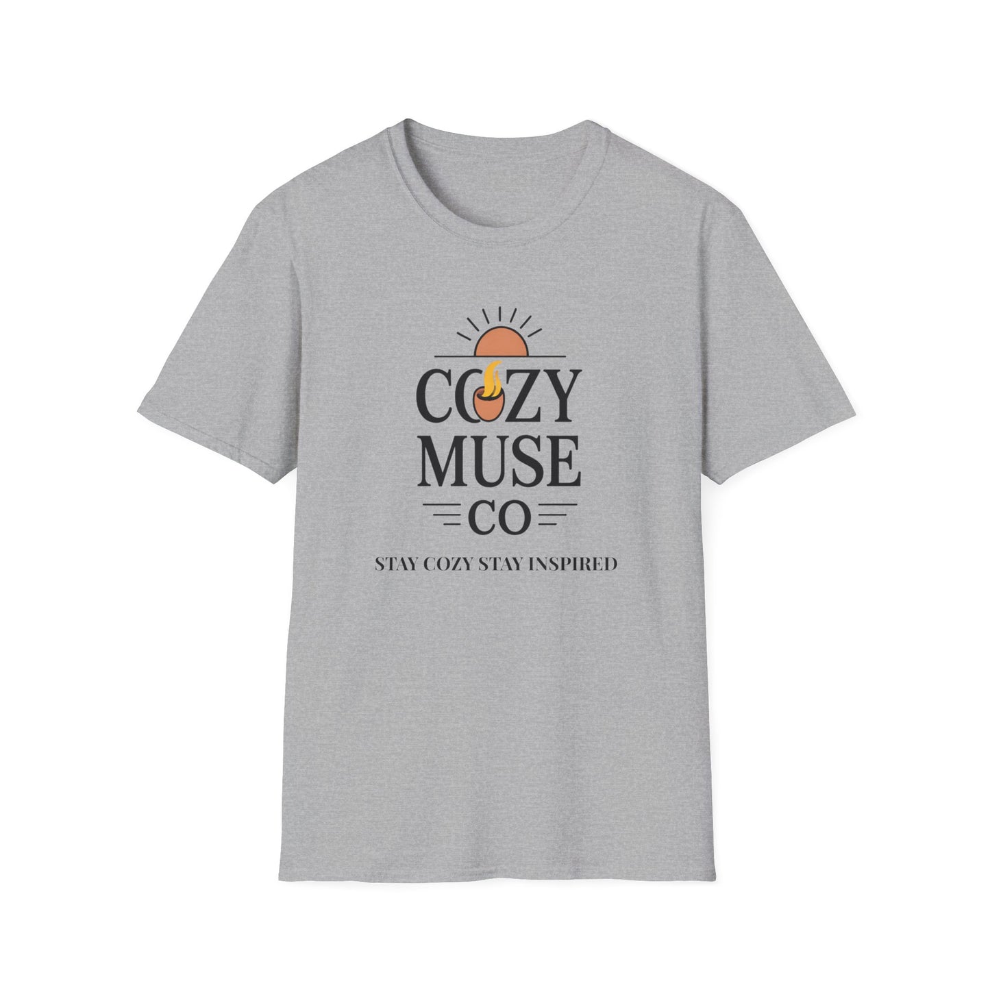 Cozy Muse Co. Graphic T-Shirt — "Stay Cozy, Stay Inspired"