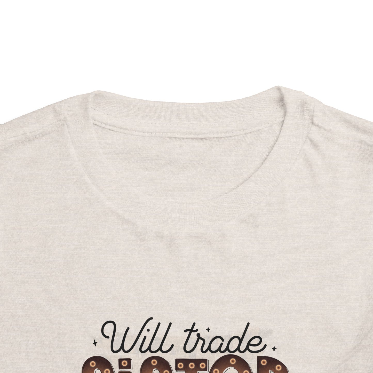 Toddler Tee — "Will Trade Sister For Presents" Christmas Holiday Kids Shirt