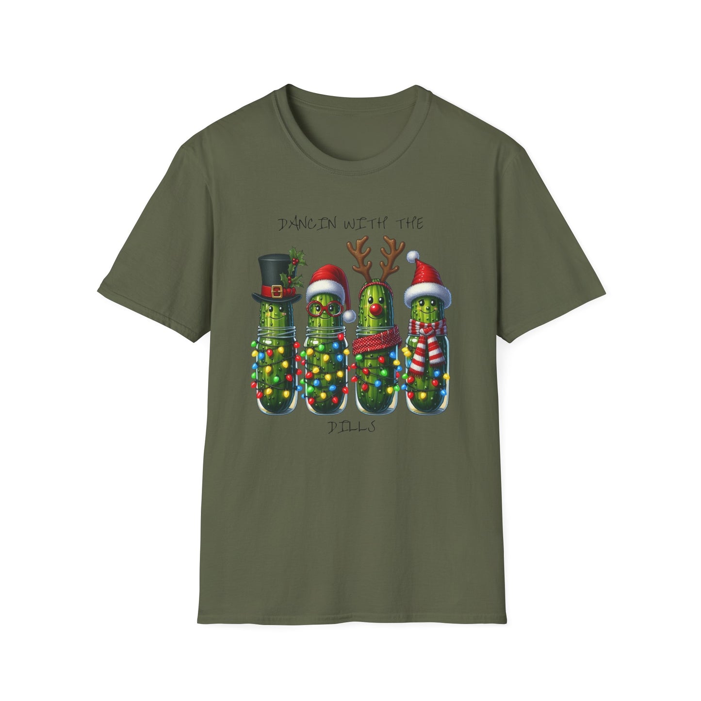 Christmas Pickle Family T-Shirt | Festive Pickle Ornaments Tee