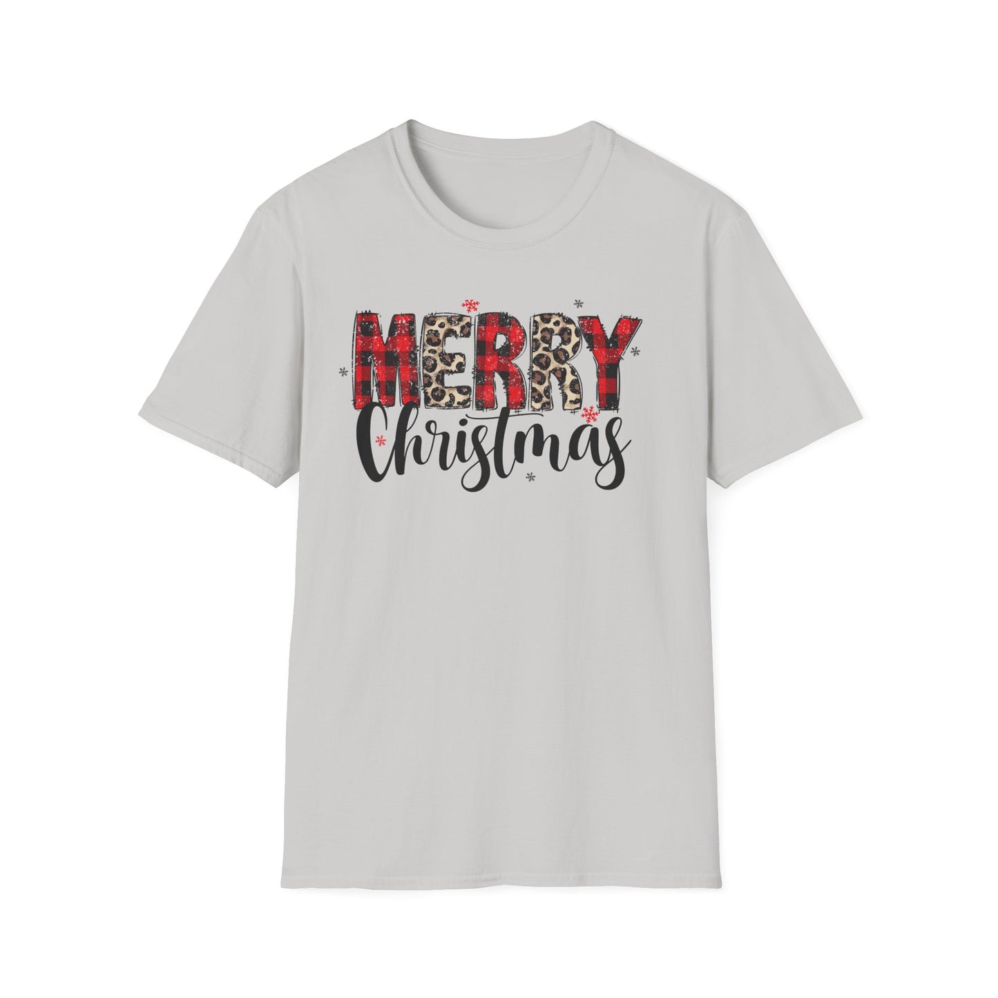 Merry Christmas plaid buffalo check shirt