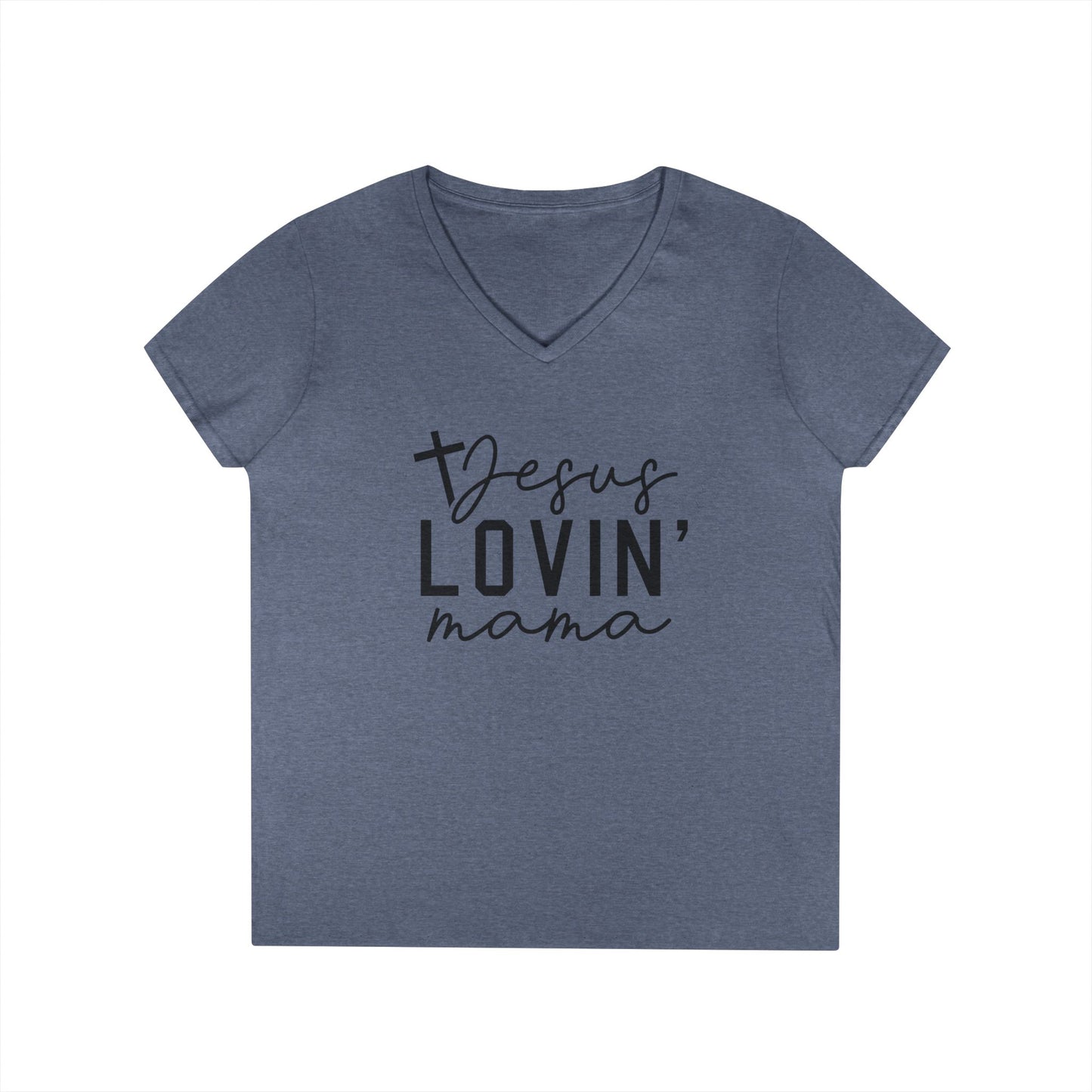 Jesus Lovin' Mama V-Neck Tee