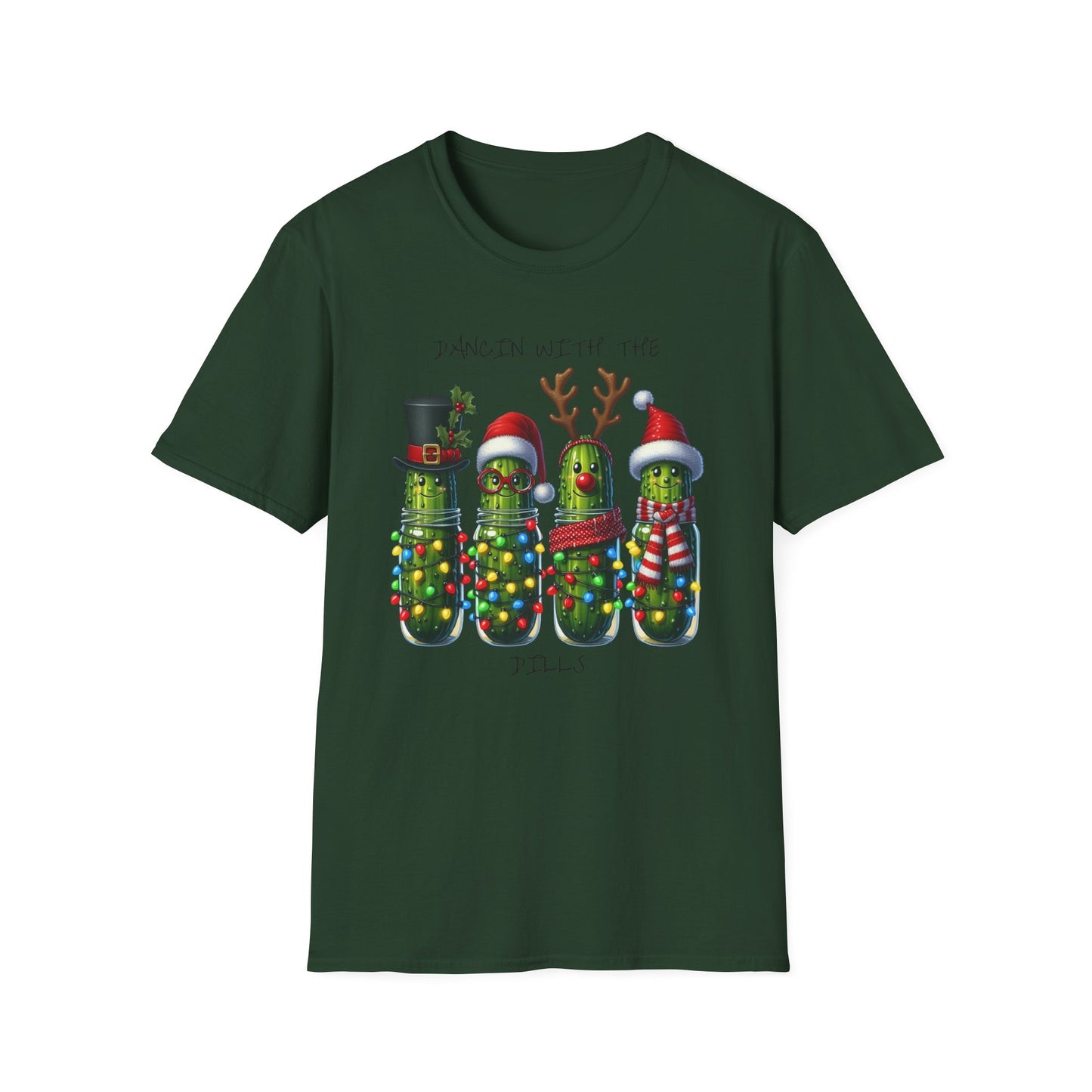 Christmas Pickle Family T-Shirt | Festive Pickle Ornaments Tee