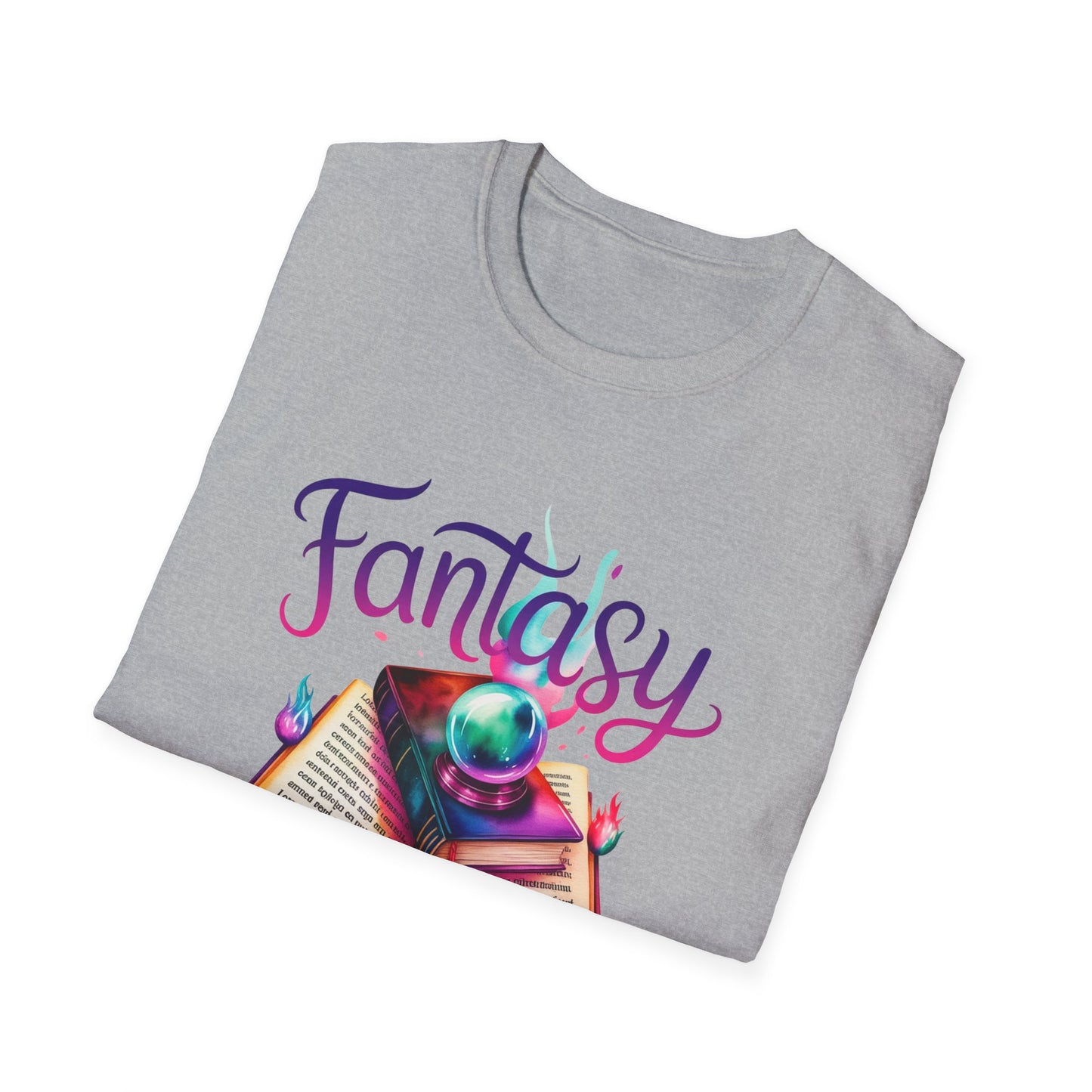Fantasy Book Reader T‑Shirt — Magical Open Book Design for Book Lovers