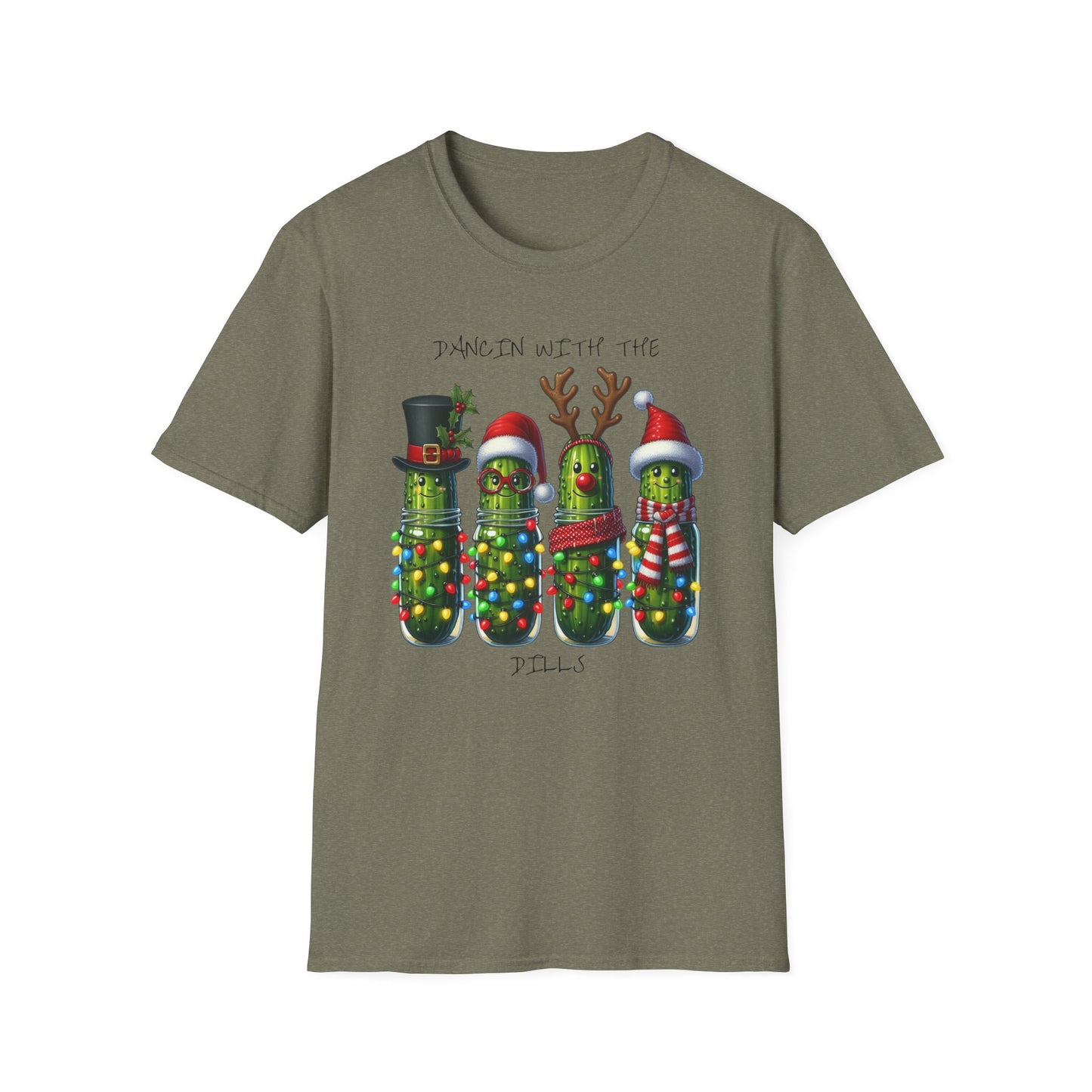 Christmas Pickle Family T-Shirt | Festive Pickle Ornaments Tee