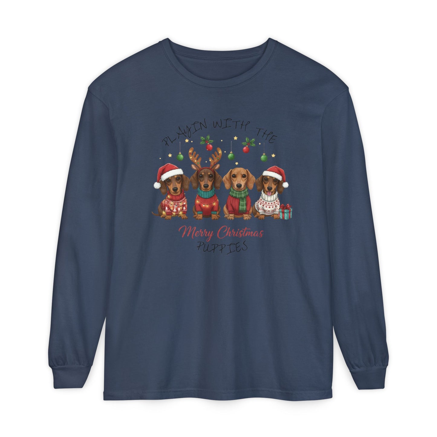 Unisex Garment-dyed Long Sleeve T-Shirt