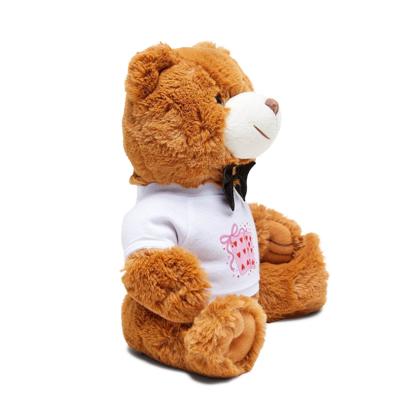 Teddy Bear with 6 7  Playing Cards T-Shirt