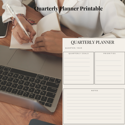 Cozy Quarterly Planner Printable