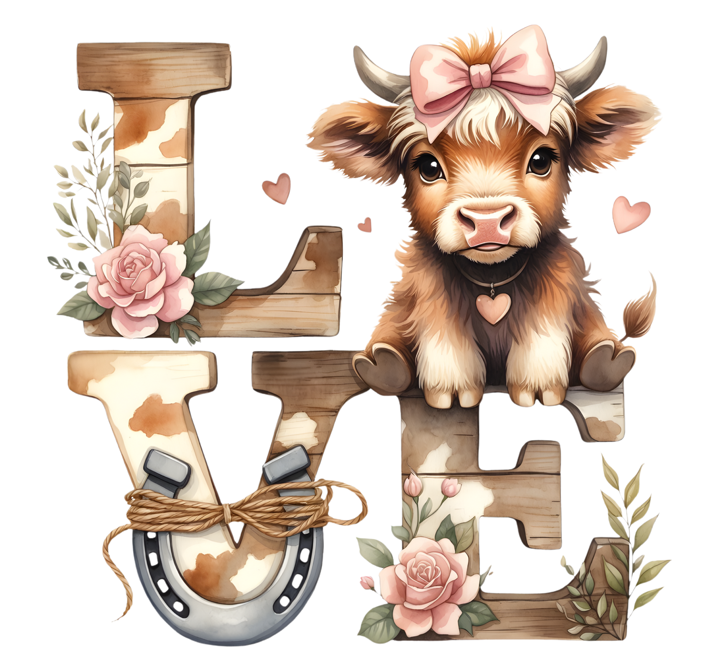 Highland Cow Love Tee