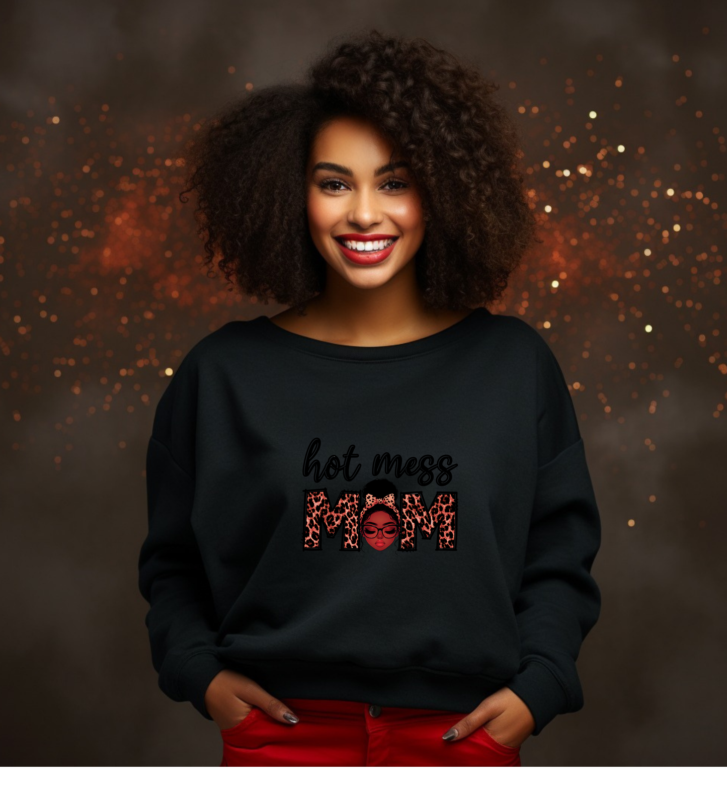 Hot Mess Mom™ Crewneck Sweatshirt