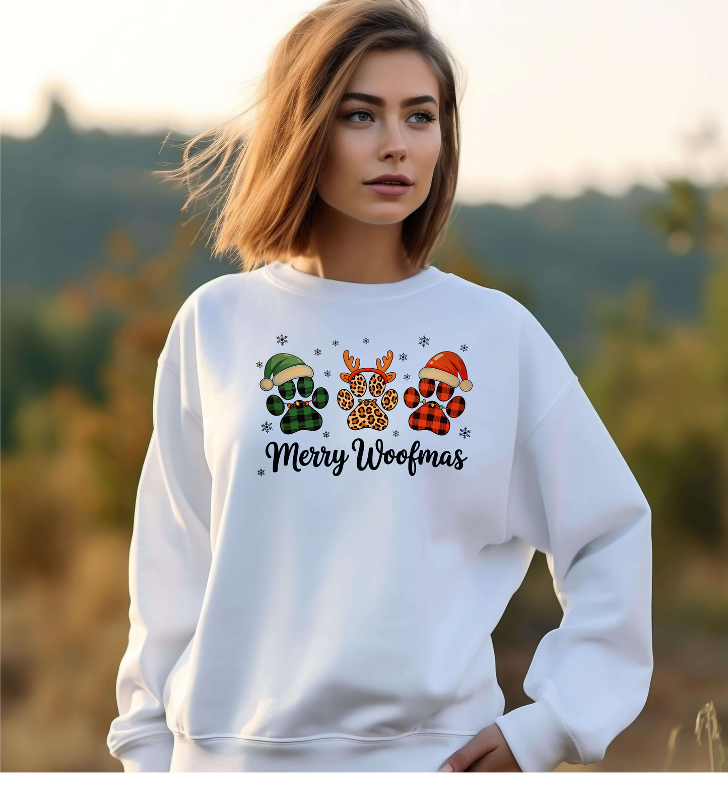 Merry Woofmas Christmas Crewneck